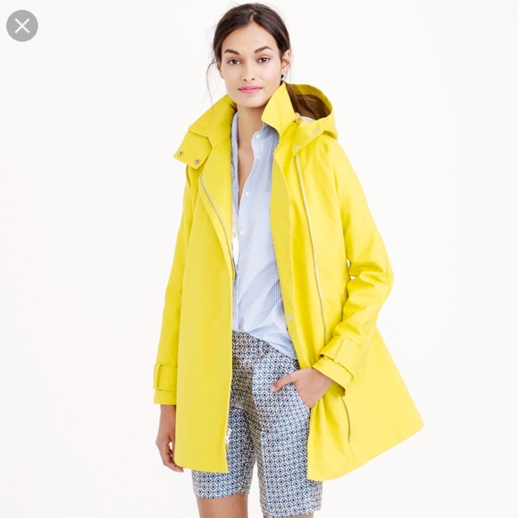 J. Crew Jackets & Blazers - J. CREW Swing Trench Coat in Yellow